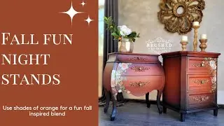 Bold Fall Night Stands in Captivating Shades of Orange