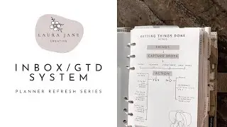 Planner Refresh Series | 03 Inbox/GTD System + FREE Printable GTD Flow Chart