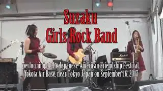 Amazing all-girl Japanese Rock Band Suzaku at Yokota Air base