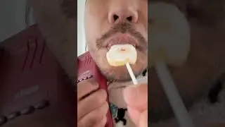ASMR Lollipop eating & scratching sounds #youtubeshorts  #shorts