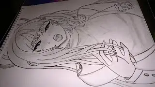 Tsukatsuki Rio sketch #anime #art #sketch #riotsukatsuki #animesketch