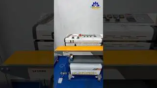 Pouch Packing With Nitrogen Air Flushing | Chips, Namkeen Pouch sealer #foodpackaging #bandsealer