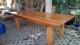 12 SEATER CONFERENCE TABLE  HARDWOOD MAHOGANY WOOD