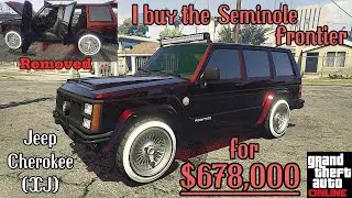 I buy the removed Canis Seminole Frontier for $678,000! Slammed it down too | GTA 5 Online