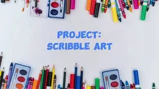 Color Swell art project:  Scribble Art