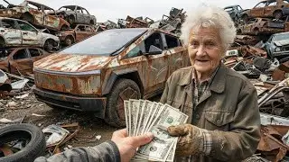 We Found a TESLA CYBER TRUCK for 5k Then Restored It ASMR Car Restoration