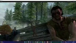 Skyrim VR Test Creating a Character And Figuring Out How To Stream
