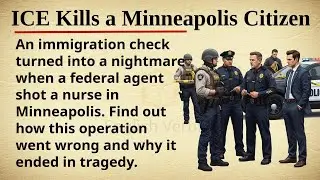 ICE Kills a Minneapolis Citizen || ❄️💔 Learn English Through Story Level 2 || Graded Reader 🎧