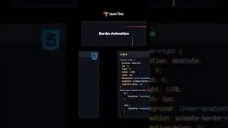 How to program border Animation on Html&CSS