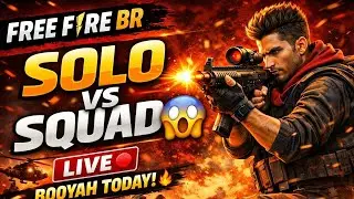 ALONE BUT DANGEROUS 🔥 | SOLO VS SQUAD FF LIVE SOLO VS SQUAD 😱 | 1 MAN ARMY 🔥 FREE FIRE BR LIVE