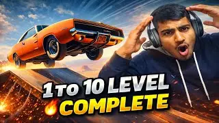 Stunt Car Extreme New Levels 😱 | Extreme Car Stunts Gameplay Hindi || 1 To 10 Level || Shivanshu.U0