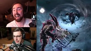 Asmongold Loses It watching Shroud STRUGGLE on Diablo 4 DRUID