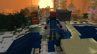 I built a white bunglow underwater🌊|Minecraft|
