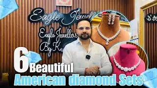 6 American Diamond Necklace Sets | Partywear Collections | Engagement Collections @Eagle.Jewellers 