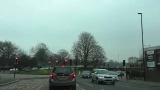 Driving On Bromyard Road, St Johns & Tybridge Street, Worcester England 19th February 2025