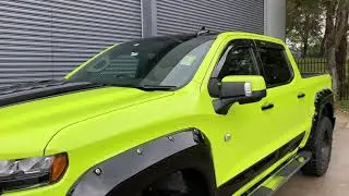 Chevrolet Silverado | Gloss Lime Green full wrap