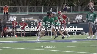 Cormac Walsh Class of 2024 Fall/Winter Lacrosse Highlights