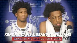 Memphis vs Tulane Post Game: Kendric Davis & DeAndre Williams
