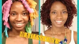 Heatless Spiral Curls with Curlformers!