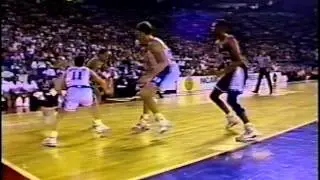 1991 UConn Duke Rod Sellers Christian Laettner