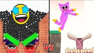 Hide Ball Brain Teaser vs Huggy Story | Smart vs Scary Challenge #shorts​