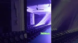 760WASH  MH760IP Colouring Wadh Light waterproof IP65 AML #stagelighting #stagelights #washlight