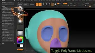 ZBrush Macro - Toggle PolyFrame Modes