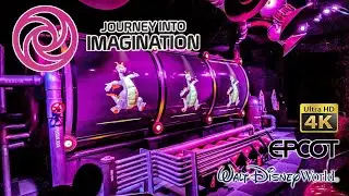 Journey into Imagination with Figment On Ride Low Light 4K POV EPCOT Walt Disney World 2021 10 08