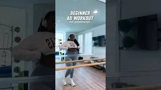 BEGINNER AB WORKOUT😮&zwj;💨🔥 (for shedding fat and rapid results!) #abworkout #fitness #coreworkout