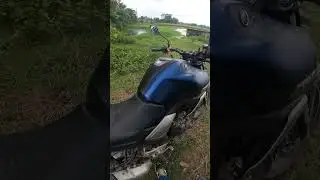 Yamaha FZ-S V3 Stock Exhaust Sound Test #ytshorts #shortsvideo #shortsfeed #exhustfire #fzsbike #ktm