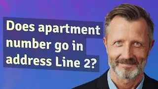 Does apartment number go in address Line 2?