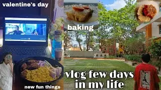 VLOG| few days in my life, celebration, new semester and valentines day:)