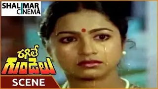 Ragile Gundelu Movie || Radhika Emotional On Mohan Babu Scene || Mohan Babu, Radhika