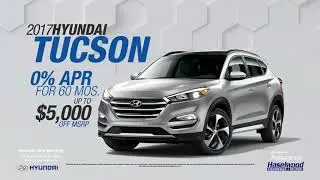 Limited Time Savings on a new 2017 Hyundai Tucson!