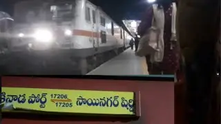 Kakinada Town To Secundrabad Jn 17206🤗🚉