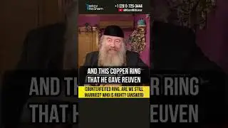 Counterfeited ring 💍 Are we still married? Who is right? (Answer) #Torah #shorts