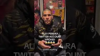 Alex Pereira Hacked😱 #ufc #mma #alexpereira #hacker #fyp