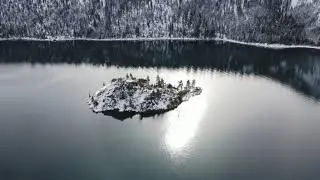 EMERALD BAY LAKE TAHOE, CALIFORNIA| 4K DJI MAVIC AIR 2 DRONE FOOTAGE