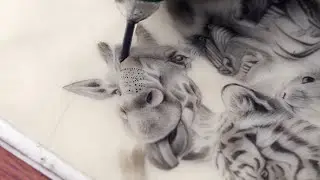 Tattoo tutorial (giraffe 🦒 77.9tattoo) 서울타투 seoultattoo 동물타투 animaltattoo