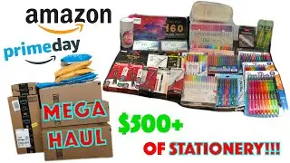 Amazon Massive Stationery Haul 2020 | Prime Day & Holiday Deals | $500+ of Stationery