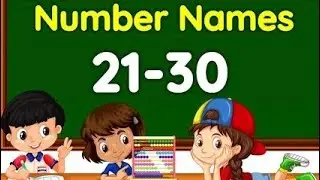 Number names 21 ro 30, counting