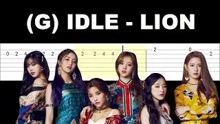 (G)I-DLE - LION (Easy Guitar Tabs Tutorial)