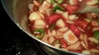 Aunt Duddie Makes Sweet and Sour Sauce a la Imstillworkin
