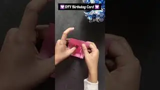💟😍 DIY Birthday Card Making 🥳🎉#shorts#happybirthday#birthdaycard #gift#love