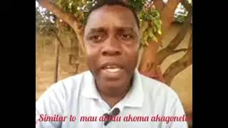 SABOLA WAKALE SAWAWA (SIMILAR - MAU AKULU AKOMA AKAGONELA)