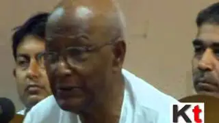 Kolkata Left Front Distrcit Committee releasing KMC poll manifesto