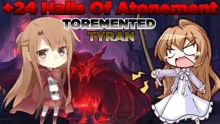 CARRIED BY MULTI R1 NA MAGE Asuna_qt +24 Tyrannical/Tormented HOA | Unholy Death Knight PoV 9.1