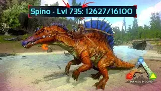 SPINO nível MÁXIMO!!! ARK Mobile