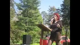 Julie Edgar of Lehigh Valley Gas Truth May Day address on fracking and labor
