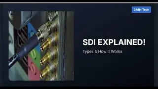 SDI Explained in 3 Minutes! | Types of SDI & How It Works